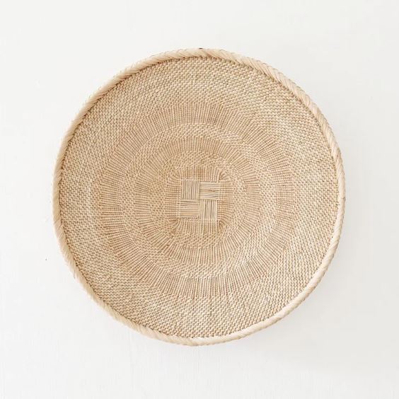 15" Binga Basket – Authentic Zimbabwe Tonga Wall Basket | Handwoven African Decor