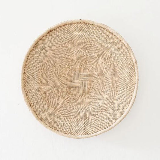 15" Binga Basket – Authentic Zimbabwe Tonga Wall Basket | Handwoven African Decor
